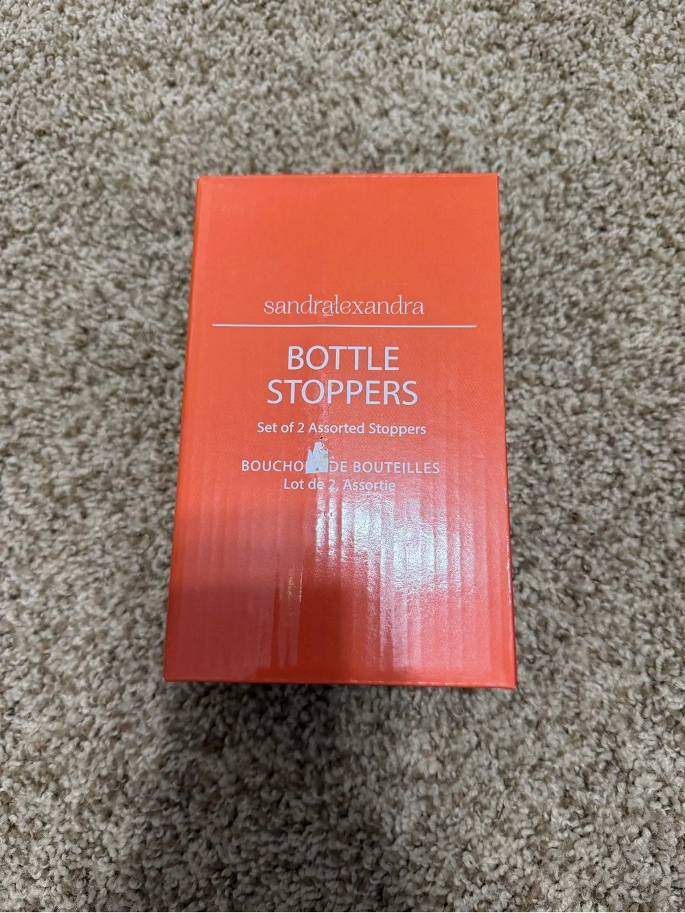 sandraalexandra Red Bottle Stoppers - Set of 2